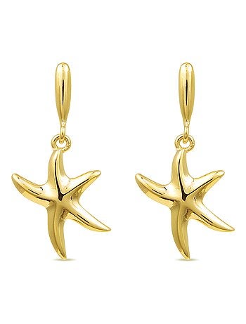 Boucles d'oreilles Luxenter Snes en or jaune 18 carats