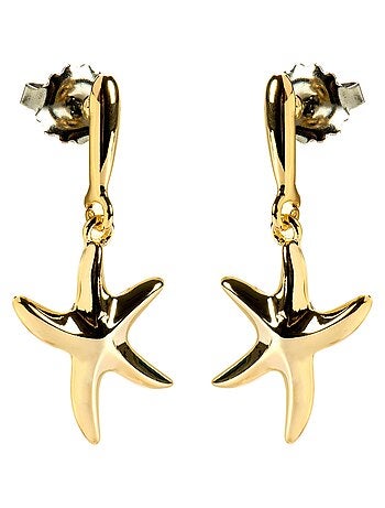 Boucles d'oreilles Luxenter Snes en or jaune 18 carats