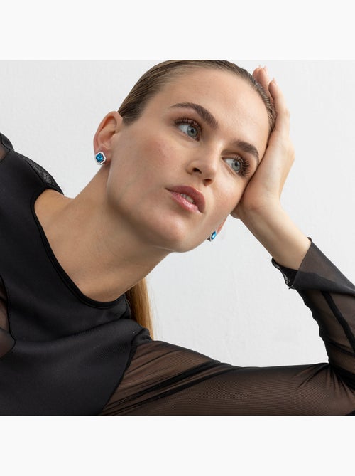 Boucles d'oreilles Luxenter Surin argenté - Kiabi