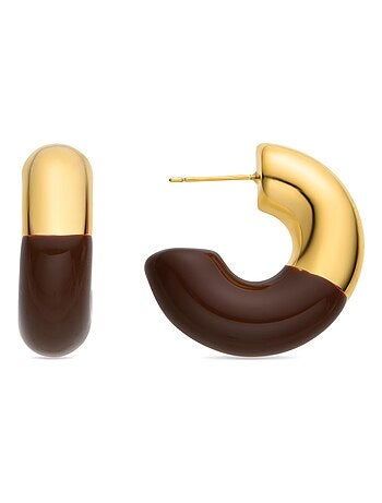 Boucles d'oreilles Luxenter Tayris et plaqué or 18k