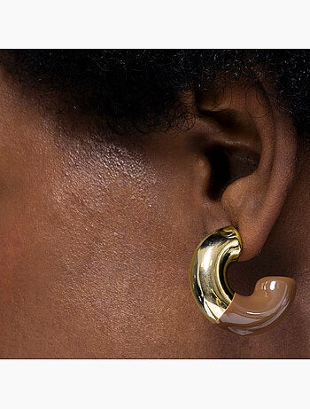 Boucles d'oreilles Luxenter Tayris et plaqué or 18k