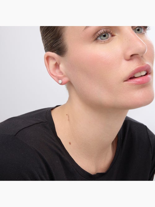 Boucles d'oreilles Luxenter Thib en argent 925 et zirconium brillant plaqué rhodium - Kiabi Boucles d'oreilles Luxenter Thib en argent 925 et zirconium brillant plaqué rhodium - Kiabi