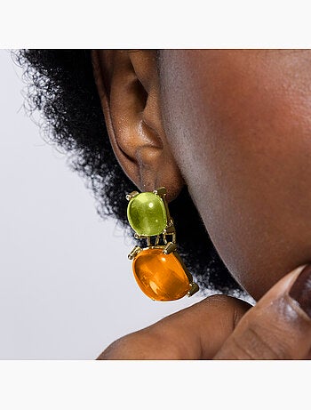 Boucles d'oreilles Luxenter Tosab et plaqué or 18k