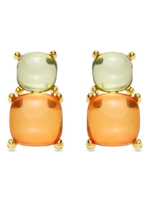 Boucles d'oreilles Luxenter Tosab et plaqué or 18k - Kiabi