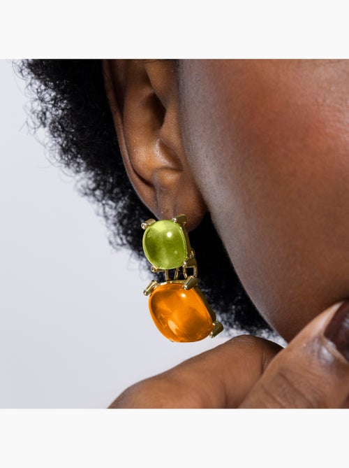 Boucles d'oreilles Luxenter Tosab et plaqué or 18k - Kiabi