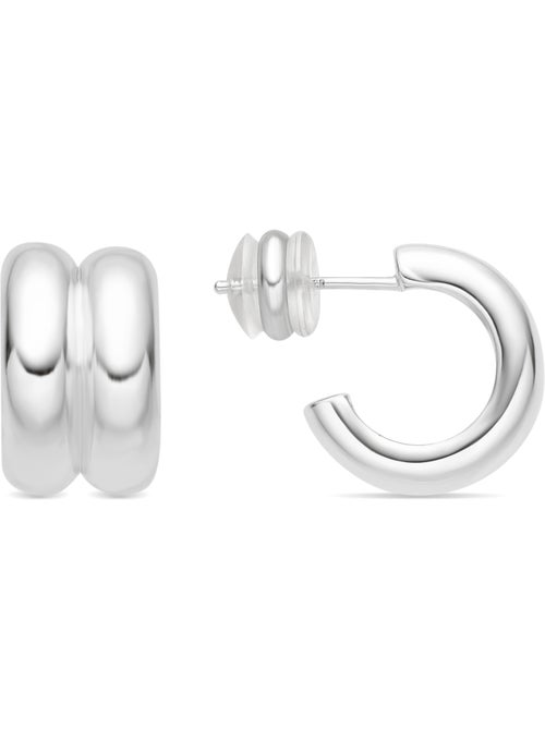 Boucles d'oreilles Luxenter Tudfu finition argentée - Kiabi Boucles d'oreilles Luxenter Tudfu finition argentée - Kiabi