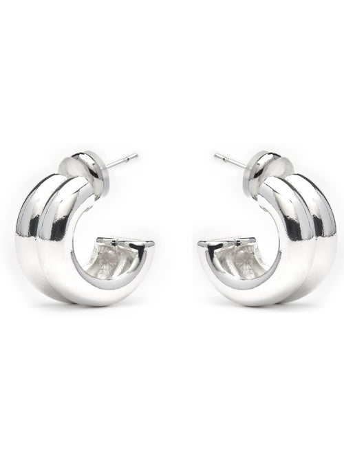 Boucles d'oreilles Luxenter Tudfu finition argentée - Kiabi Boucles d'oreilles Luxenter Tudfu finition argentée - Kiabi