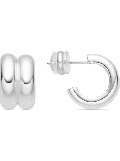 Boucles d'oreilles Luxenter Tudfu finition argentée - Kiabi