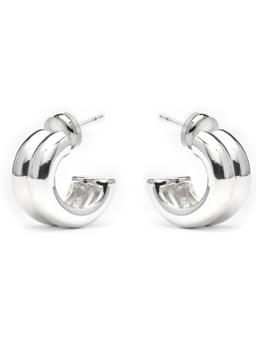 Boucles d'oreilles Luxenter Tudfu finition argentée - Kiabi
