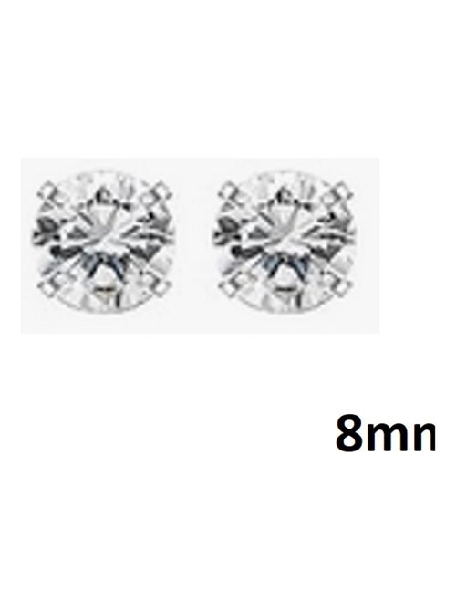 Boucles d'oreilles Luxenter Verak plaquées rhodium - Kiabi