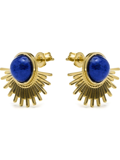 Boucles d'oreilles Luxenter Viwing et plaqué or 18k - Kiabi
