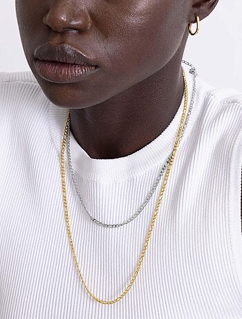 Boucles d'oreilles Luxenter Wiselu finies en plaqué or jaune 18K