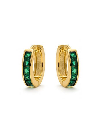 Boucles d'oreilles Luxenter Wudya et plaqué or 18k