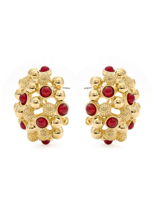Boucles d'oreilles Luxenter Xiglor et plaqué or 18k - Kiabi