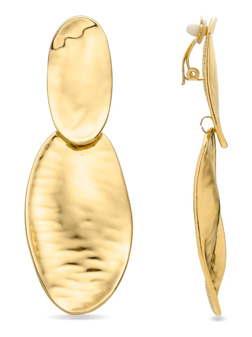 Boucles d'oreilles Luxenter Zinlay en or jaune 18 carats - Kiabi