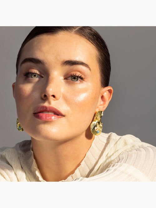 Boucles d'oreilles Luxenter Zintol et plaqué or 18k - Kiabi