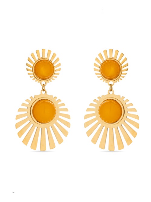 Boucles d'oreilles Luxenter Zuxia et plaqué or 18k - Kiabi Boucles d'oreilles Luxenter Zuxia et plaqué or 18k - Kiabi