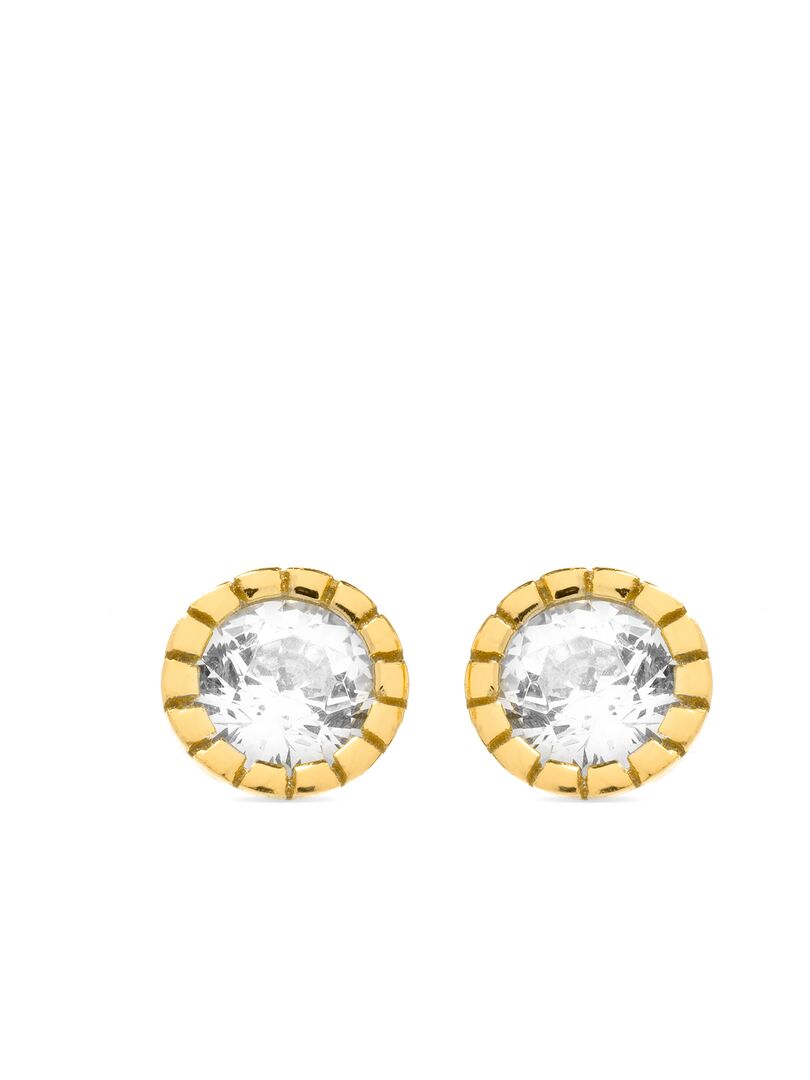 CPSLOVE Collier Et Boucles D'oreilles Pour Femmes Filles, Ensemble De Bijoux De Femmes, En Argent 925, Collier Pendentif Et Clous D'oreilles De Croix Et Symbole De L'infini, Zircon Incrusté, Argent