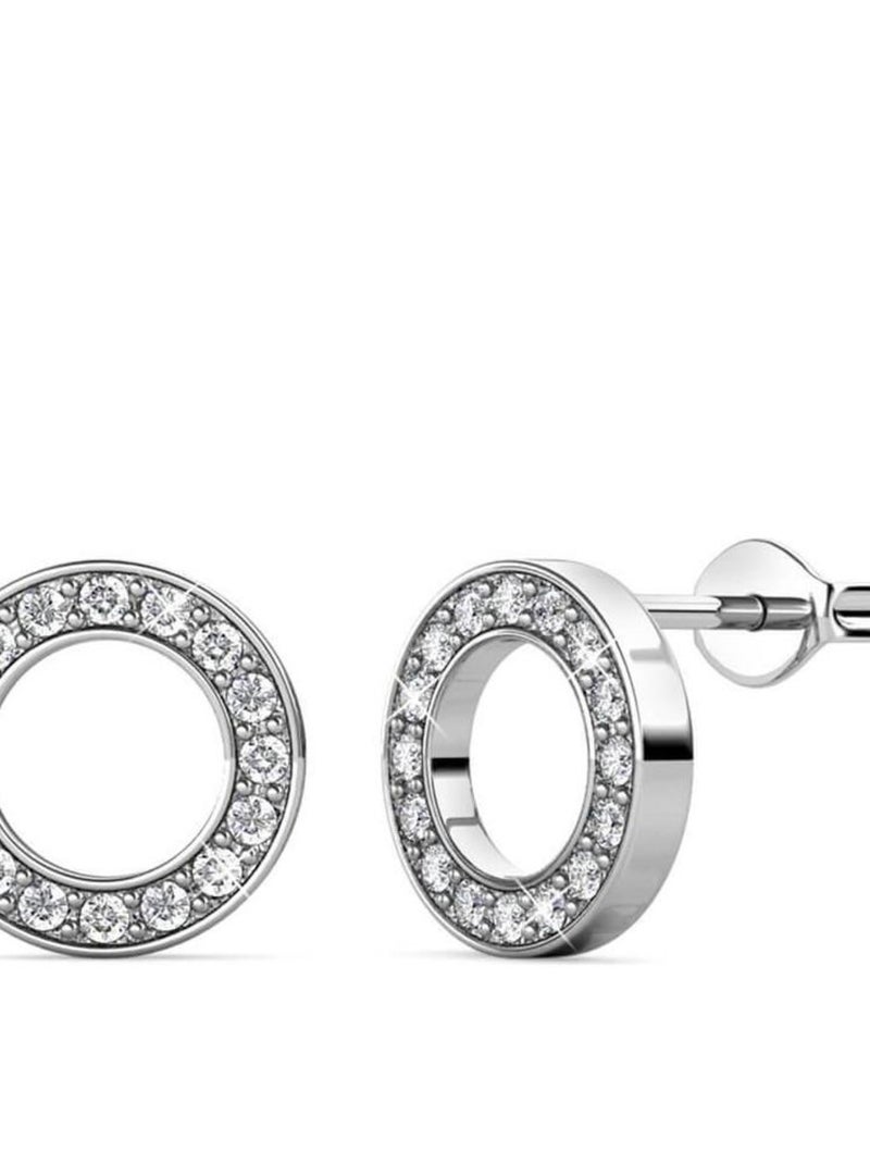 Boucles d'oreilles Ophir - Argenté et Cristal Argent - Kiabi