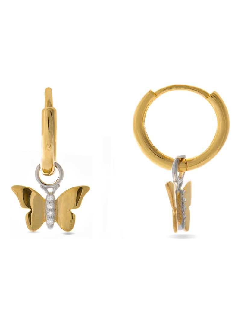 Boucles d'oreilles papillon Luxenter en argent 925 Argent - Kiabi