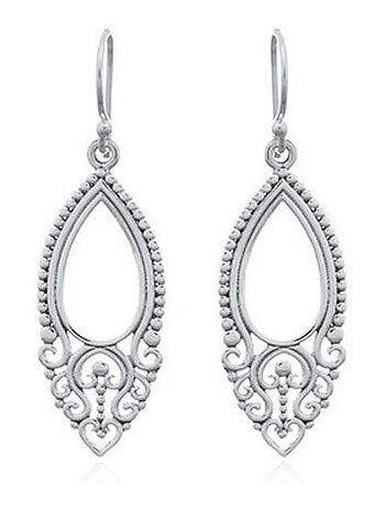 Boucles d'oreilles pendante style orientales
