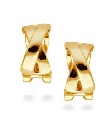 Boucles d'oreilles Reine Luxenter en or jaune 18 carats