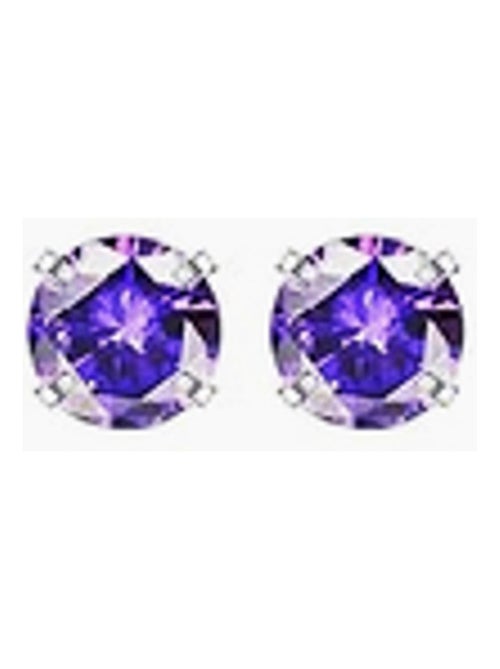 Boucles d'oreilles rhodiées Luxenter Konir - Kiabi