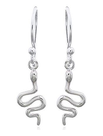 Boucles d'oreilles serpent