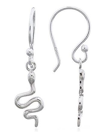 Boucles d'oreilles serpent