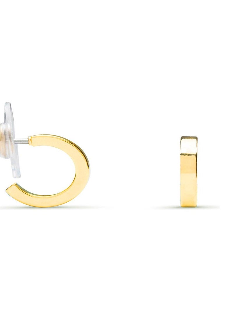Boucles d'oreilles  sheak en plaqué or jaune 18 carats Doré/or - Kiabi