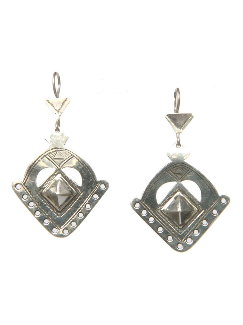 Boucles d'oreilles touareg Argent Argenté - Kiabi