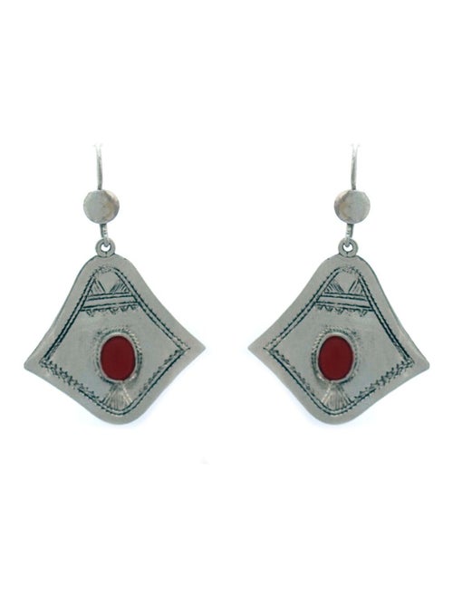 Boucles d'oreilles touareg en argent - Kiabi