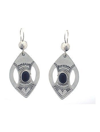 Boucles d'oreilles touareg ovale