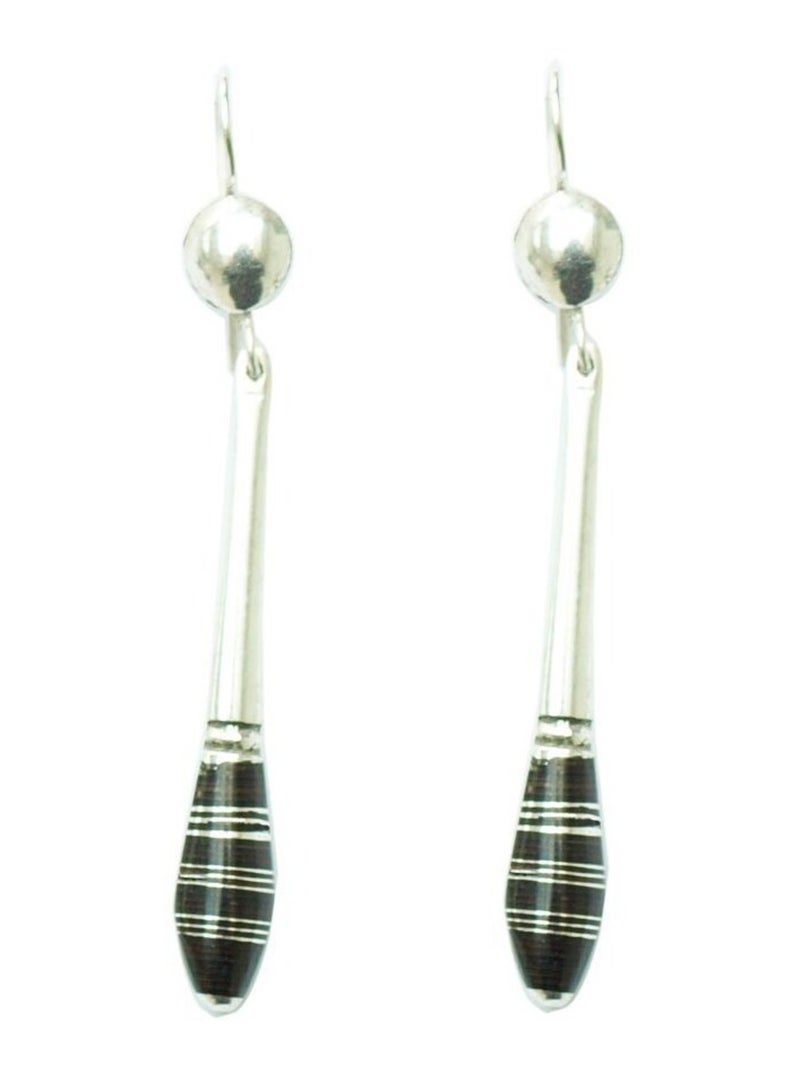boucles d'oreilles touareg pilon faites mains Argenté - Kiabi