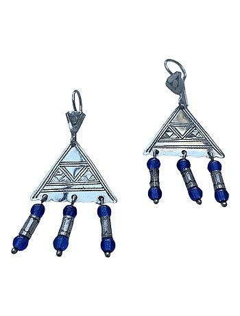 Boucles d'oreilles touareg triangle