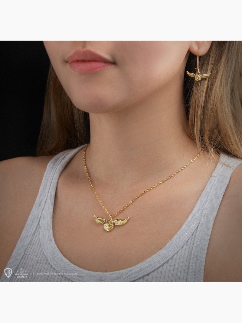 Boucles d'oreilles Vif d'Or - Harry Potter Doré - Kiabi