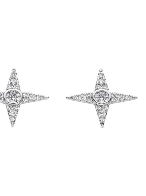 Boucles d'oreilles Ylu, rhodiées - Kiabi