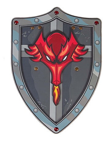 Bouclier de chevalier dragon en mousse Great Pretenders