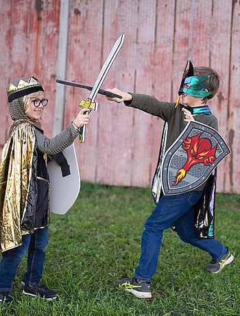 Bouclier de chevalier dragon en mousse Great Pretenders