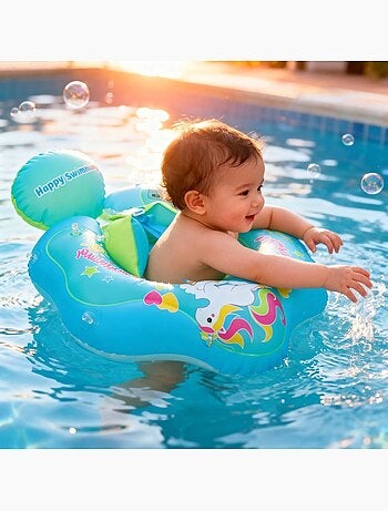 Bouée bébé Anti-UV licorne 3-12 mois