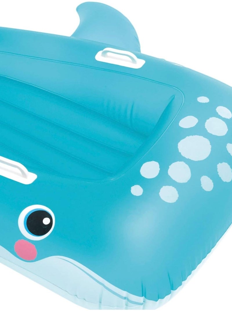 Bouée gonflable baleine Bleu - Kiabi