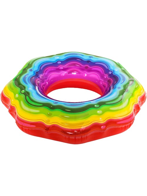 Bouée gonflable motif/style arc-en-ciel - bestway - Kiabi