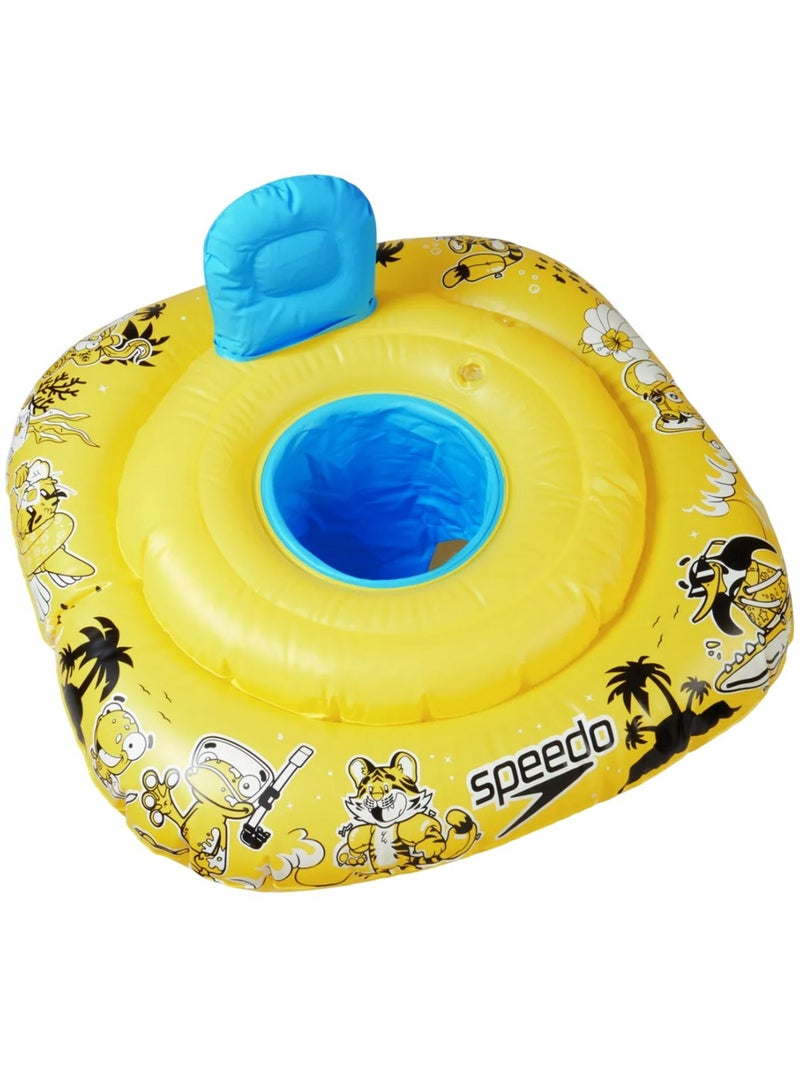 Bouée siège de piscine - speedo Bleu Jaune Noir - Kiabi