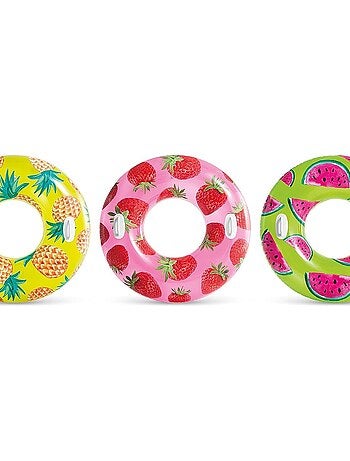 Bouée tube motif fruit