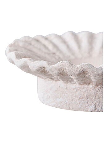 Bougeoir - Bougeoir, ciment, blanc, lot de 2