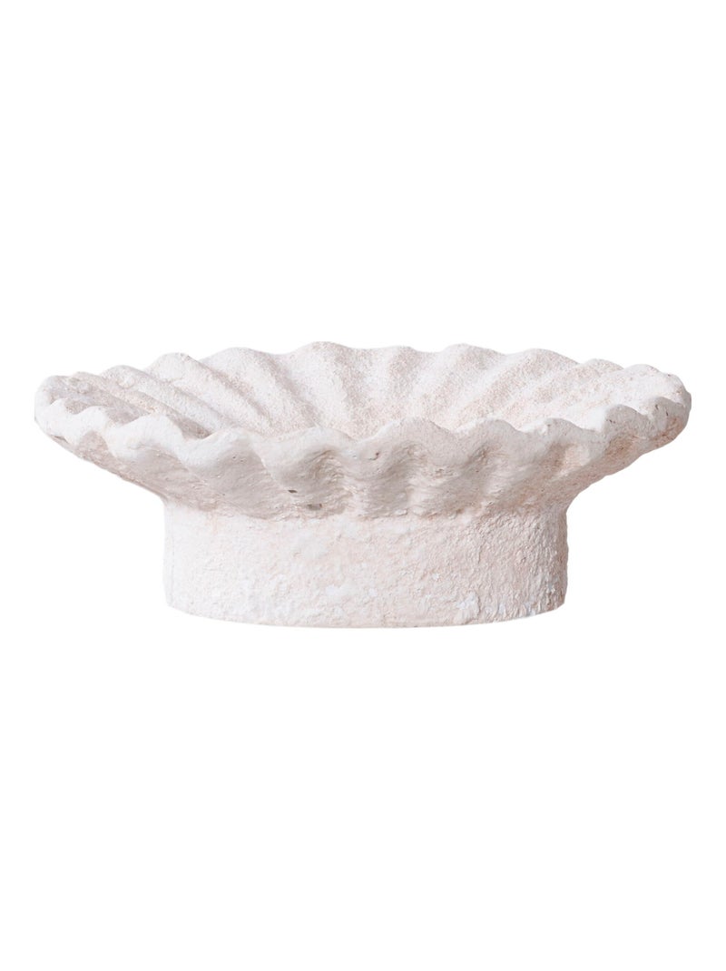 Bougeoir - Bougeoir, ciment, blanc, lot de 2 Blanc - Kiabi