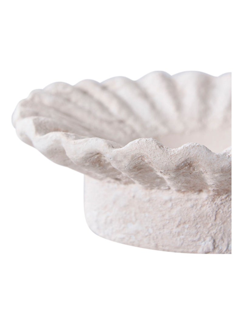 Bougeoir - Bougeoir, ciment, blanc, lot de 2 Blanc - Kiabi
