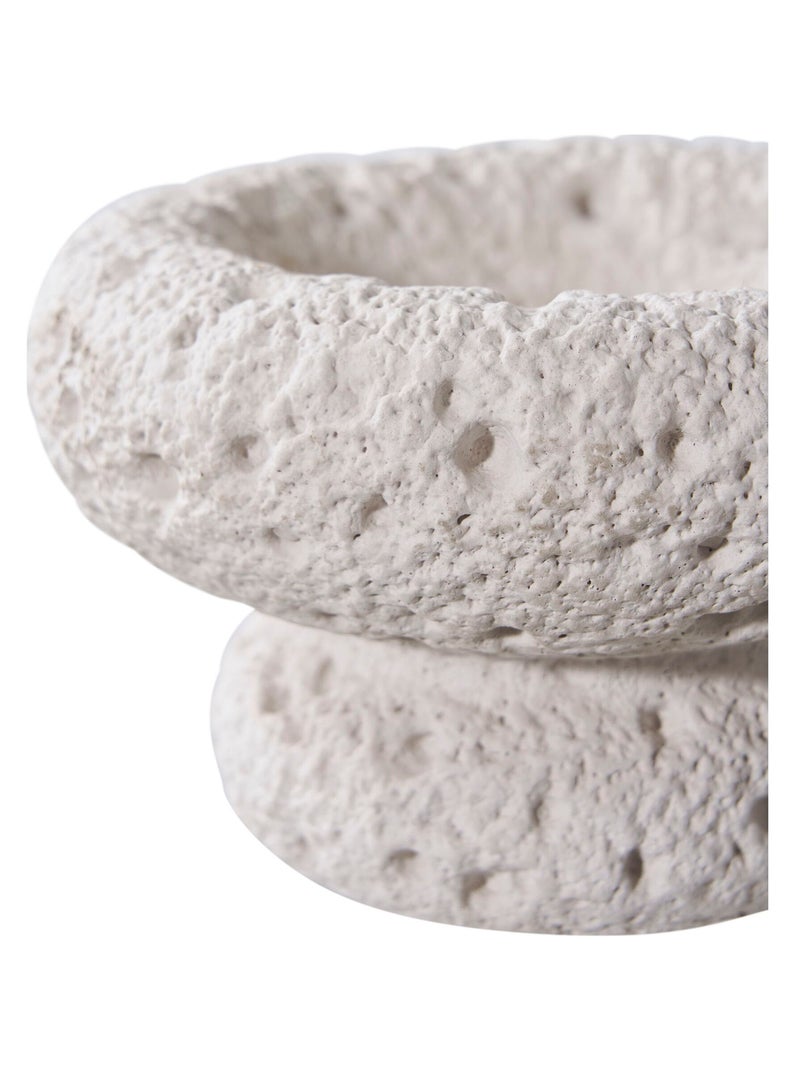Bougeoir - Bougeoir, ciment, gris, lot de 2 Gris - Kiabi