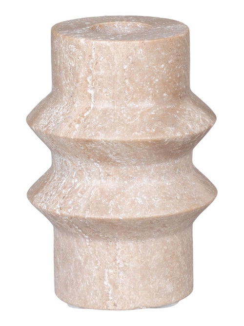 Bougeoir - Bougeoir, travertin, naturel, ø7x10 cm - Kiabi