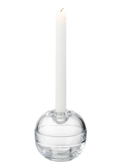 Bougeoir 2 en 1 en verre forme boule - AFIBEL - Kiabi